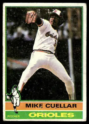 1976 Topps #285 Mike Cuellar baseball card for trading card collectors