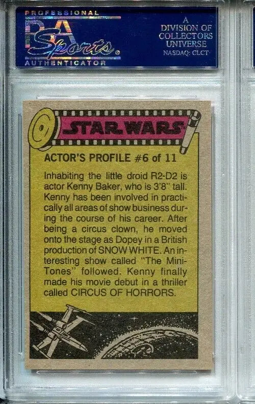 Graded 1977 Topps Star Wars Trading Card #91 Solo Chewie prepare to leave Luke PSA 8.5