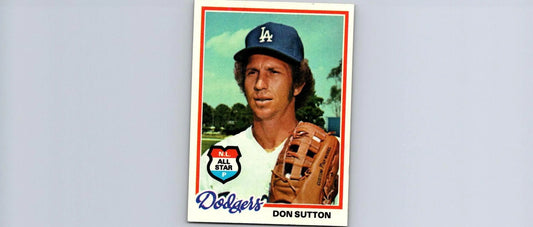 1978 Topps #310 Don Sutton baseball card featuring Don Sutton in collectible condition