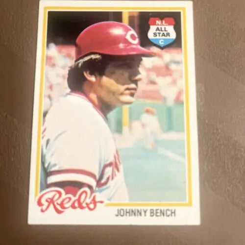 Johnny Bench trading card from 1978 Topps #700, a must-have for sports trading collectors