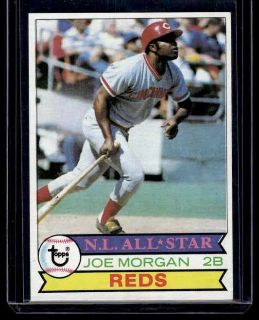 1979 Topps Joe Morgan baseball card featuring Cincinnati Reds player batting