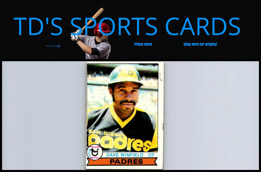 Dave Winfield baseball card from 1979 Topps #30, a must-have for trading cards collectors