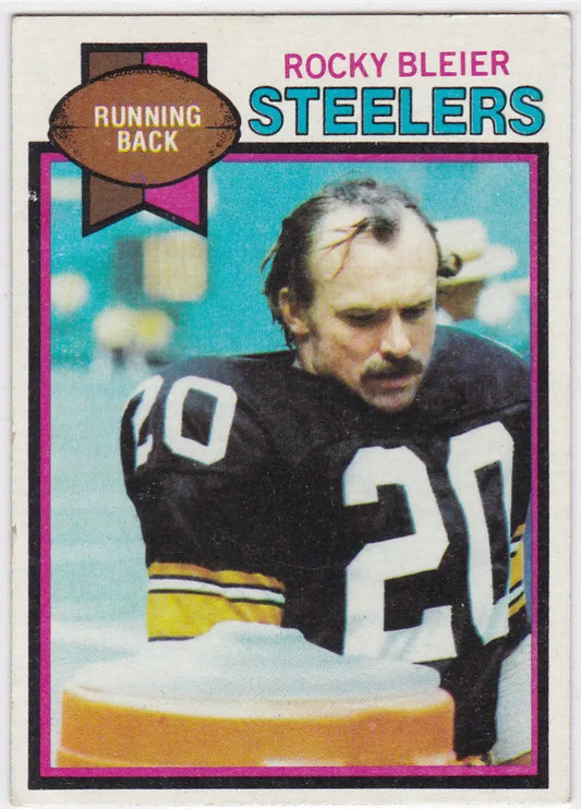 1979 Topps #522 Rocky Bleier Pittsburgh Steelers football card collectible item