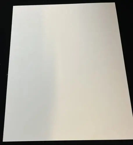 Blank white team sheet for the 1980-81 Dallas Mavericks trading cards signatures