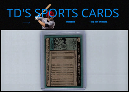 Vintage baseball card featuring Willie McCovey from the 1980 Topps trading cards