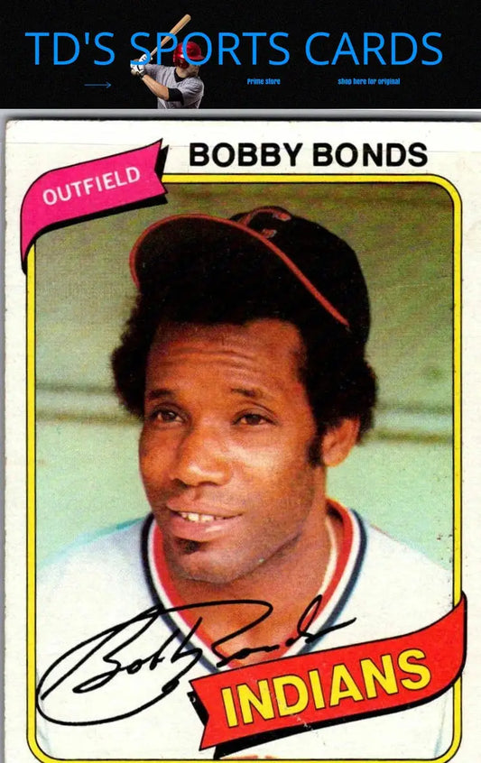 Bobby Bonds baseball card from the 1980 Topps #410 trading cards collection