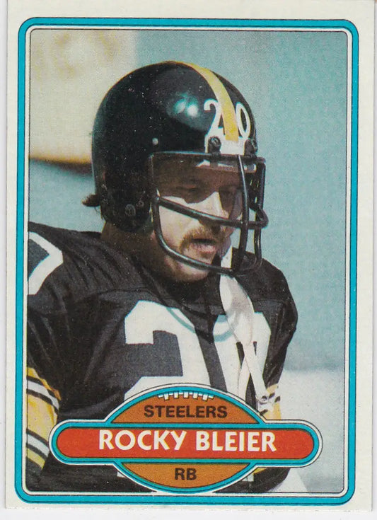 Rocky Bleier Pittsburgh Steelers 1980 Topps #61 football card collectible image
