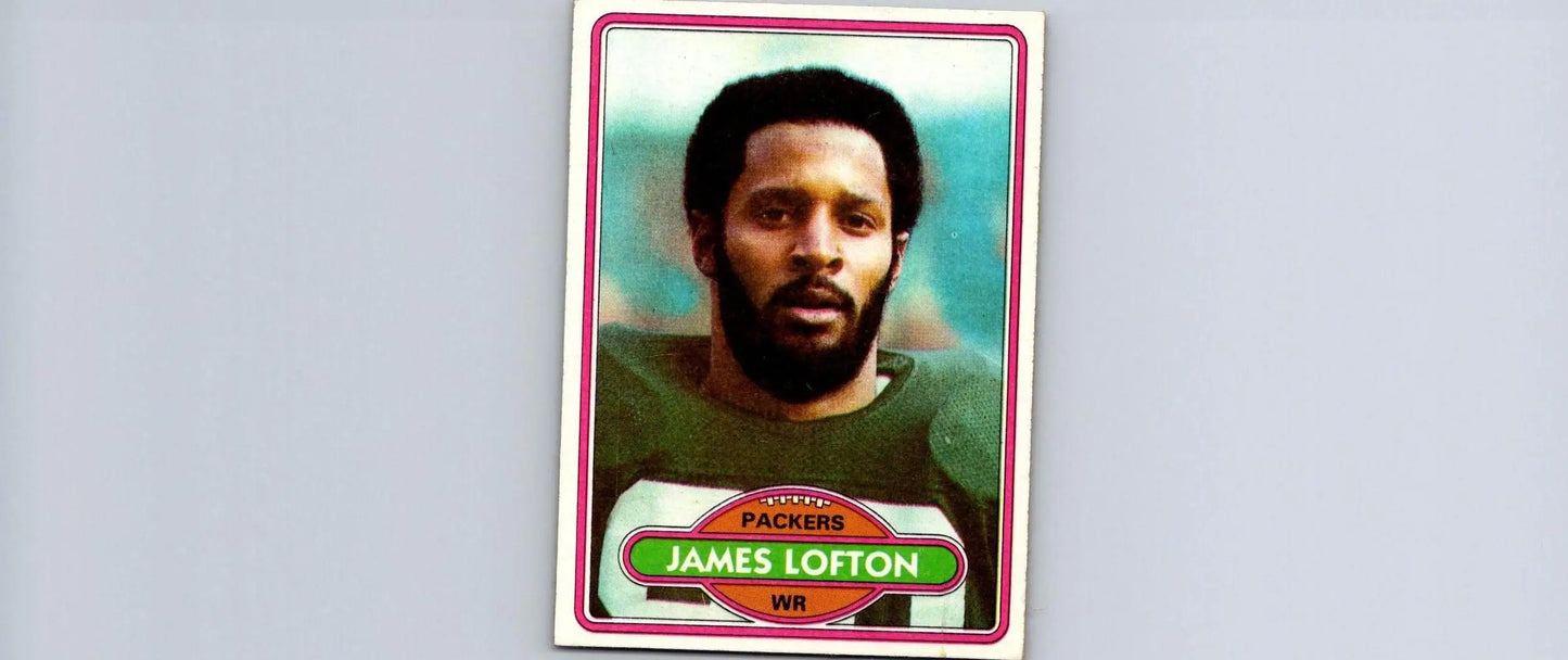 James Lofton 1980 Topps #78 football trading card collectible item
