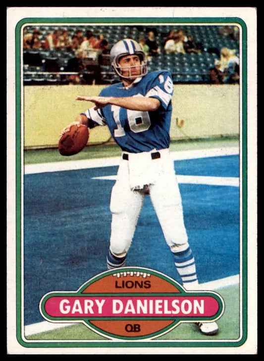 1980 Topps Gary Danielson #511 Detroit Lions Football Card NFL Sports - Football Card