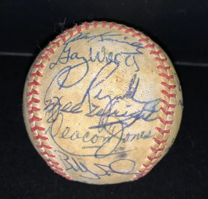 Autographed 1981 Houston Astros Team Signed ONL Baseball with 24 signatures