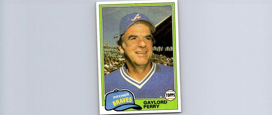 1981 Topps Traded #812 Gaylord Perry trading card featuring the baseball legend