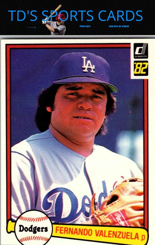 Fernando Valenzuela 1982 Donruss #462 trading card featuring the baseball legend