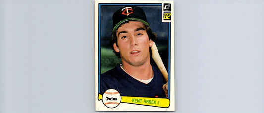 Kent Hrbek trading card from the 1982 Donruss #557 baseball cards collection
