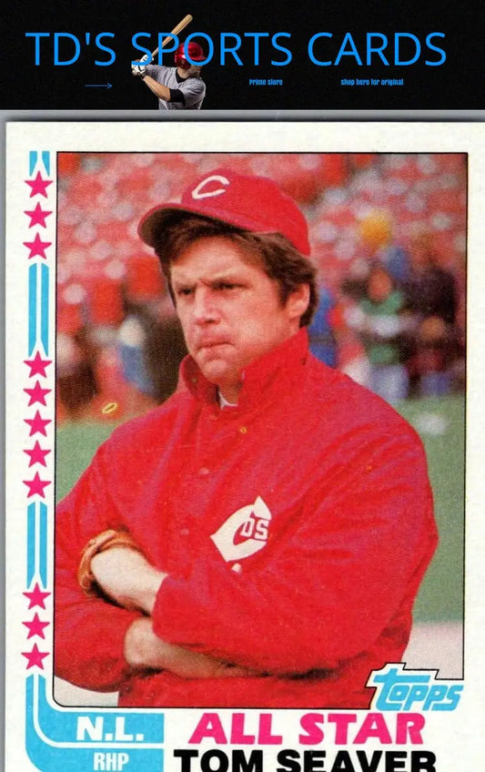 Tom Seaver 1982 Topps #346a baseball card in mint condition for collectors