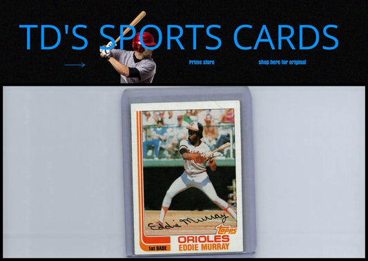 Eddie Murray 1982 Topps #390 baseball card for collectors and trading card enthusiasts