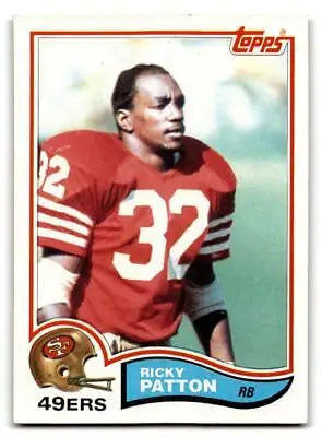 1982 Topps #490 Ricky Patton trading card showcasing a classic baseball player image