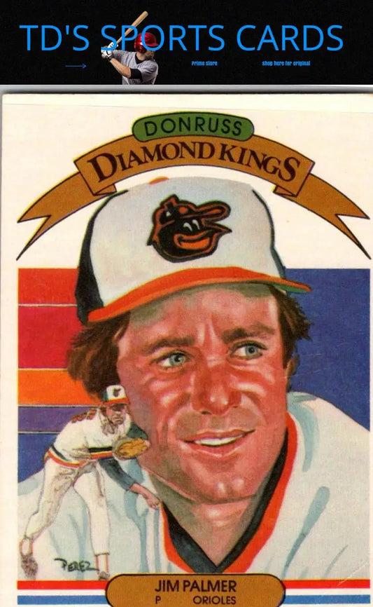 1983 Donruss #4 Jim Palmer baseball card in mint condition for trading card collectors