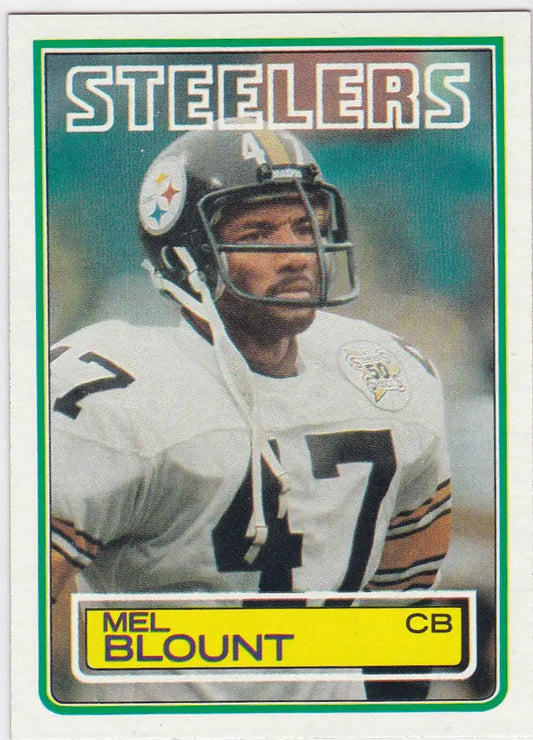 Mel Blount Pittsburgh Steelers 1983 Topps #357 football card display image