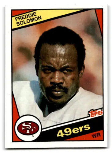 Freddie Solomon 1984 Topps #360 football card, original gloss, mint 49ers collectible