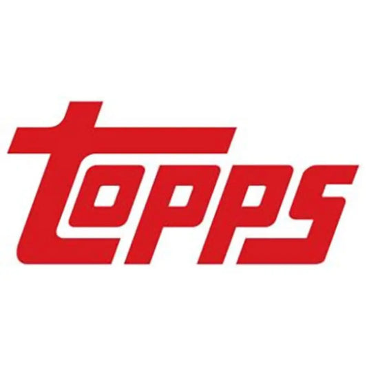 Red Topps logo with stylized lettering in 1984 Topps Baseball Complete Set design