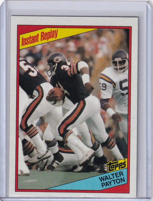 Walter Payton 1984 Topps Football card for Chicago Bears collectors