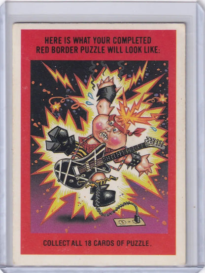 Garbage Pail Kids puzzle card from Series 2, 44a SY Clops product display