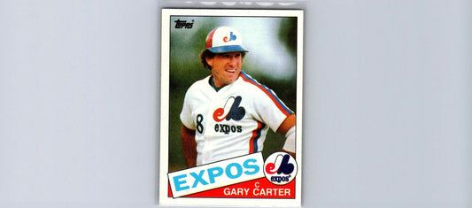 Gary Carter 1985 Topps #230 trading card showcasing the iconic baseball legend