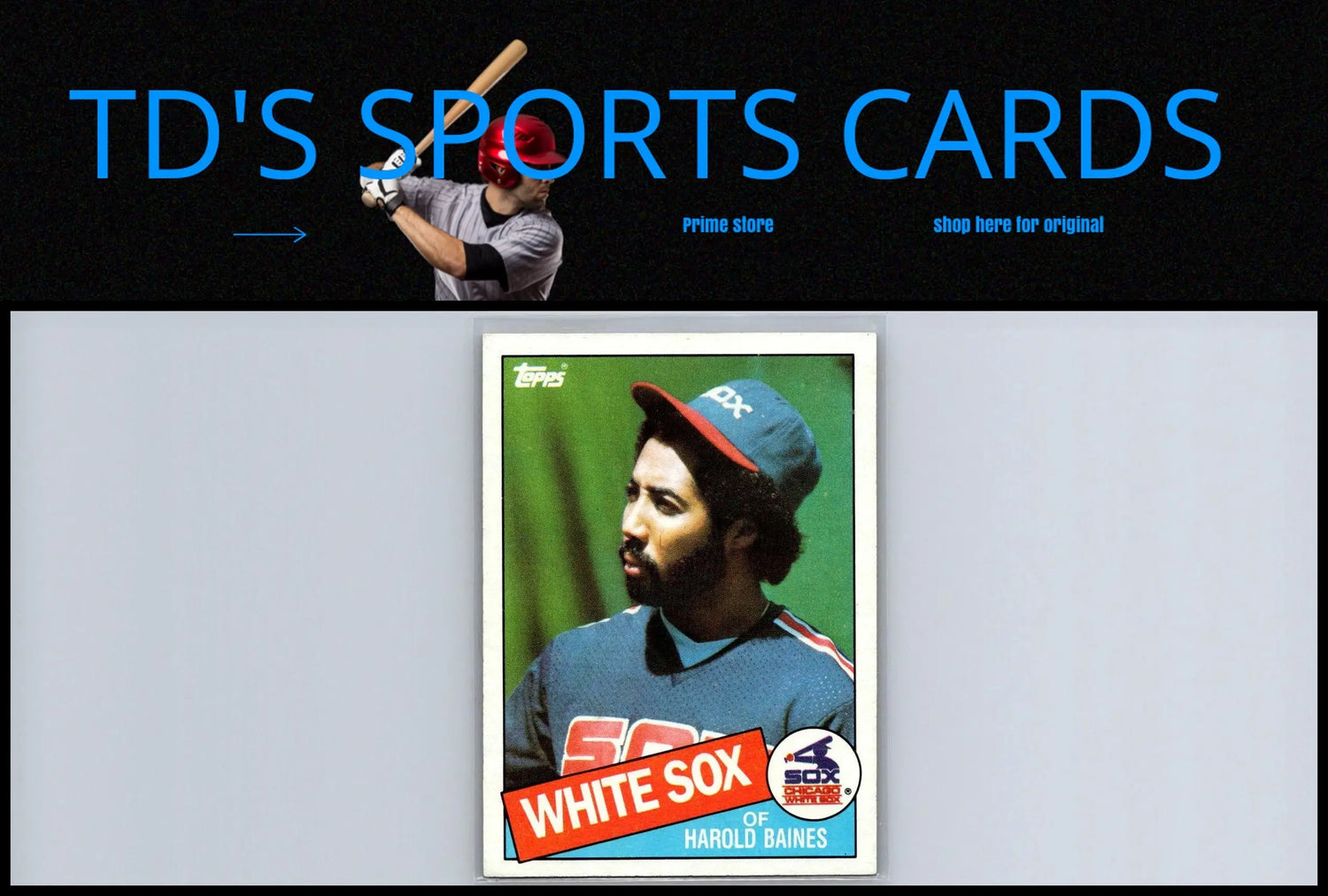 Harold Baines 1985 Topps #249 Baseball Card for Trading Card Collectors