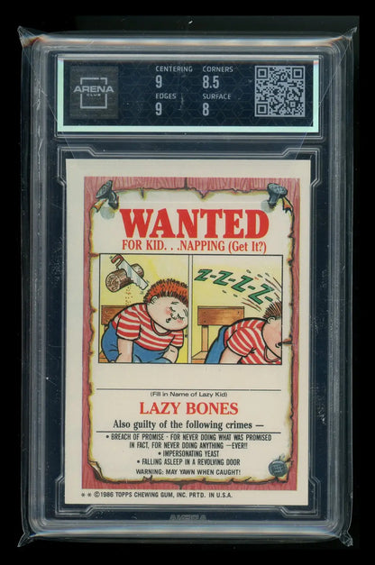 Graded Garbage Pail Kids trading card Kids Hy Gene 161b Arena Club 8.5
