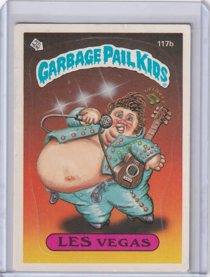 Garbage Pail Kids trading card from Pail Kids Series 3 117b Las Vegas collectible