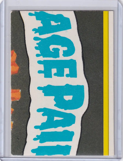 Garbage Pail Kids card 92b Spittin Spencer from Series 3 1986 collectible set