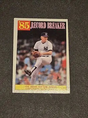 1986 Topps Phil Niekro baseball card featuring pitcher Phil Niekro from Niekro baseball card collection