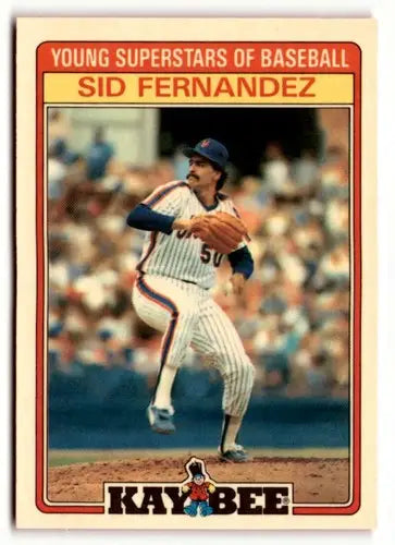 1986 Topps Kay-Bee Young Superstars of Baseball #10 Sid Fernandez NrMt- ID:50411 - Trading Cards