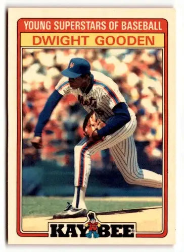 1986 Topps Kay-Bee Young Superstars of Baseball #15 Dwight Gooden NrMt- ID:50394 - Trading Cards