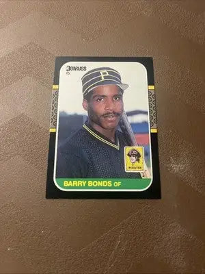 Dunruss baseball card featuring Barry Bonds in Pittsburgh Pirates uniform