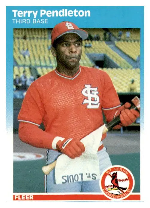 1987 Fleer #306 Terry Pendleton - Collectible Trading Cards