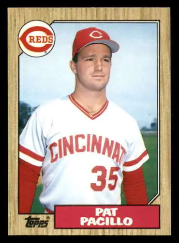 1987 Topps Traded #93T Pat Pacillo baseball card with original gloss in Near Mint condition