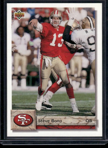 1987 Upper Deck Steve Bono #148 Football - Trading Card