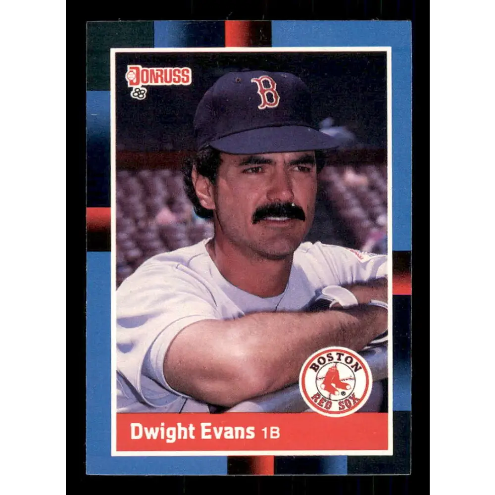 1988 Donruss #216 Dwight Evans EX Boston Red Sox Baseball Card