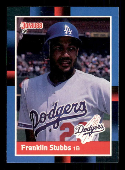 1988 Donruss baseball card of Los Angeles Dodgers player in white home uniform