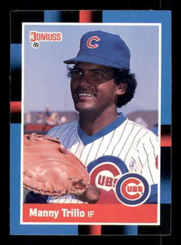 1988 Donruss #516 Manny Trillo NM Cubs card with original gloss, highly collectible