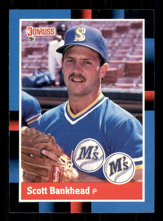 1988 Donruss Scott Bankhead Seattle Mariners baseball card for trading cards collection