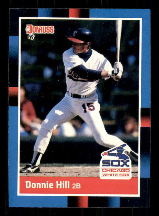 1988 Donruss #87 Donnie Hill baseball card for Chicago White Sox trading cards collection