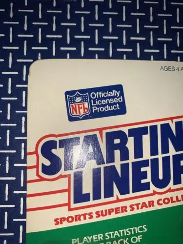 Vintage Starting Lineup packaging for 1988 Randy White Dallas Cowboys collectible figure