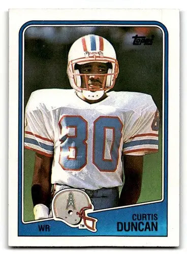 1988 Topps #108 Curtis Duncan Houston Oilers Football Cards EX/NM ID:62457 - Trading Cards