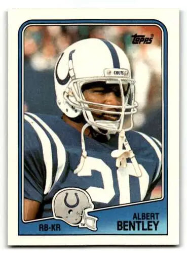 Original gloss 1988 Topps #119 Albert Bentley Indianapolis Colts football card