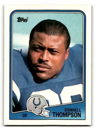 Donnell Thompson Indianapolis Colts football card with original gloss from 1988 Topps