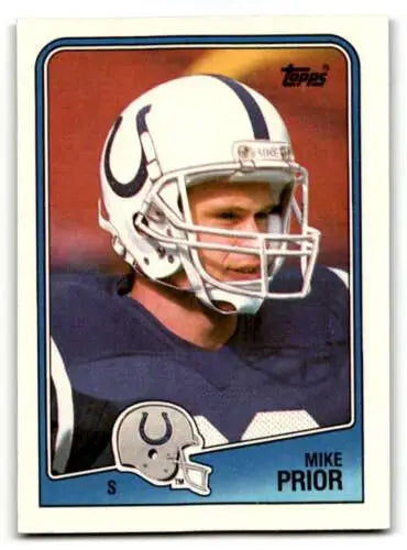 Mike Prior Indianapolis Colts football card 1988 Topps original gloss EX/NM