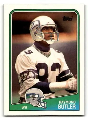 Raymond Butler Seattle Seahawks football card original gloss from 1988 Topps collection