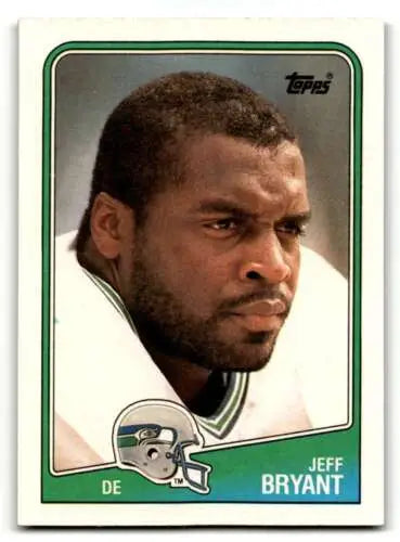 1988 Topps #142 Jeff Bryant Seattle Seahawks Football Card with original gloss